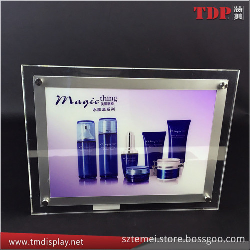 Manufacturer LED Lightbox Poster Frame, Decorative Lighting LED Acrylic Photo Frame